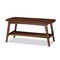 Baxton Studio Sacramento Mid-century Modern Dark Walnut Coffee Table 121-6627 - alternate 4